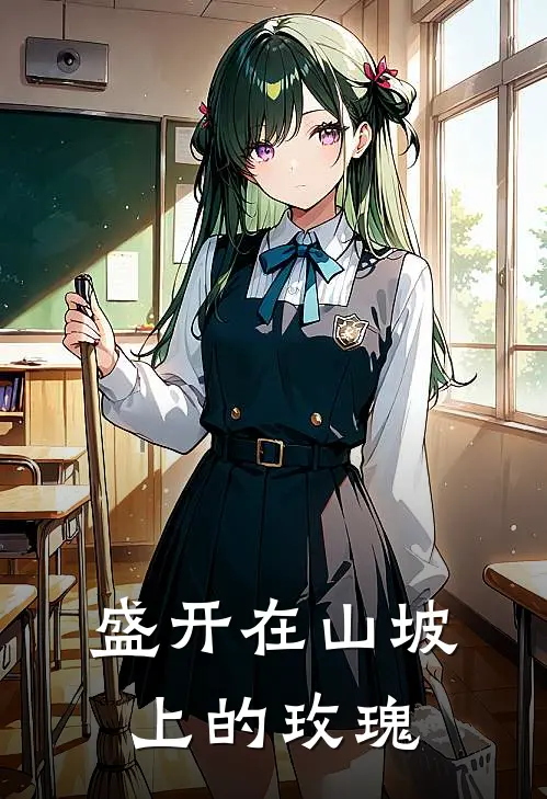 盛开在山坡上的玫瑰