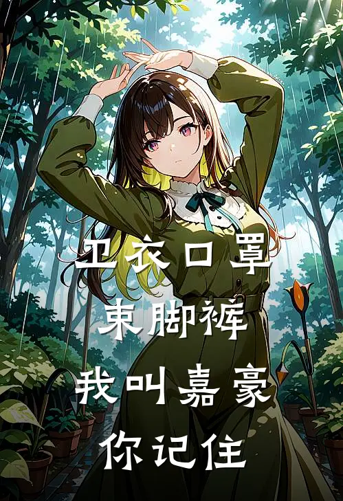 卫衣口罩束脚裤，我叫嘉豪你记住