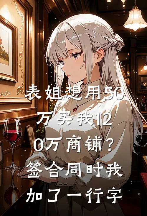 表姐想用50万买我120万商铺？签合同时我加了一行字