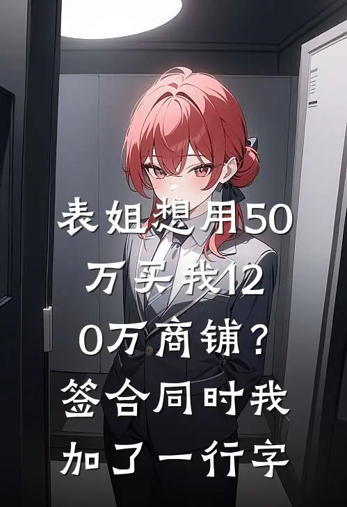 表姐想用50万买我120万商铺？签合同时我加了一行字