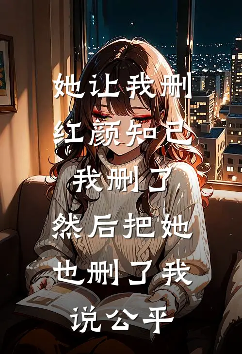 她让我删红颜知己我删了，然后把她也删了我说公平