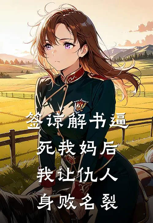 签谅解书逼死我妈后，我让仇人身败名裂