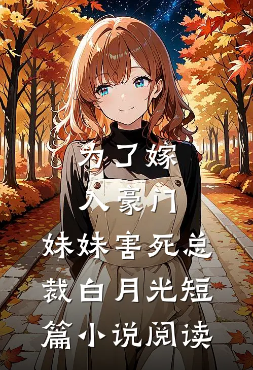 为了嫁入豪门，妹妹害死总裁白月光短篇小说阅读